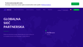 What Admitad.pl website looked like in 2019 (4 years ago)