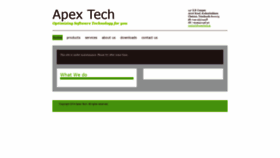 What Apextech.in website looked like in 2019 (4 years ago)