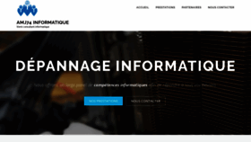 What Amj74-informatique.fr website looked like in 2019 (4 years ago)