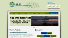 What Arsl.info website looked like in 2019 (4 years ago)