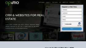 What Apimo.us website looked like in 2019 (5 years ago)