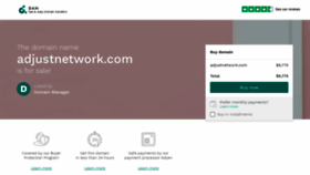 What Adjustnetwork.com website looked like in 2019 (4 years ago)