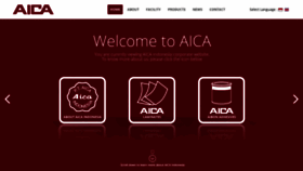 What Aica.co.id website looked like in 2019 (4 years ago)