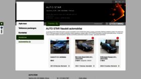 What Autostar.lt website looked like in 2019 (4 years ago)