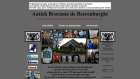 What Antiekdebeerenburght.nl website looked like in 2019 (4 years ago)