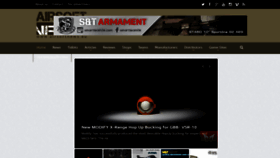 What Airsoftnews.eu website looked like in 2019 (4 years ago)
