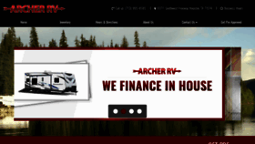What Archerrvs.com website looked like in 2019 (4 years ago)
