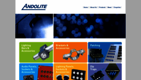 What Andolite.co.uk website looked like in 2019 (4 years ago)