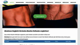 What Abnehmen-vergleich.de website looked like in 2019 (4 years ago)