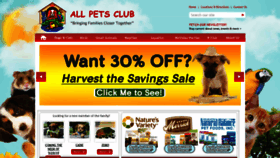 What Allpetsclub.com website looked like in 2019 (4 years ago)
