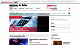 What Accionesdebolsa.com website looked like in 2019 (4 years ago)