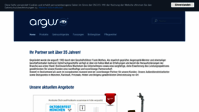 What Argusoptic.de website looked like in 2019 (4 years ago)