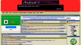 What Andreavb.com website looked like in 2019 (4 years ago)