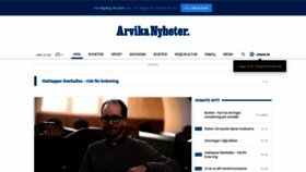 What Arvikanyheter.se website looked like in 2019 (4 years ago)