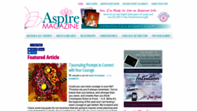 What Aspiremag.net website looked like in 2019 (4 years ago)