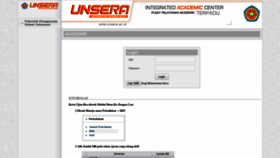 What Akademik.unsera.ac.id website looked like in 2019 (4 years ago)