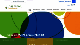What Asppa-net.org website looked like in 2019 (4 years ago)