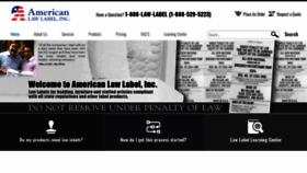 What Americanlawlabel.com website looked like in 2019 (4 years ago)