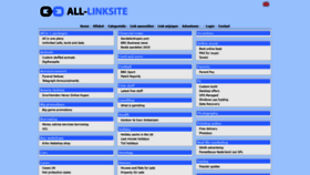 What All-linksite.com website looked like in 2019 (4 years ago)