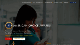 What Americanchoiceawards.com website looked like in 2019 (4 years ago)