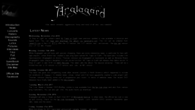What Anglagard.net website looked like in 2019 (4 years ago)