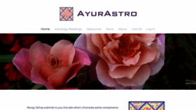 What Ayurastro.com website looked like in 2019 (4 years ago)