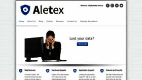 What Aletex.com.au website looked like in 2019 (4 years ago)