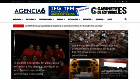 What Agencia6.com website looked like in 2019 (4 years ago)