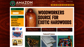 What Amazonexotichardwoods.com website looked like in 2019 (4 years ago)