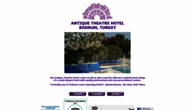 What Antiquetheatrehotel.com website looked like in 2019 (4 years ago)