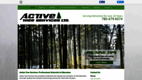 What Activetreeservices.ca website looked like in 2019 (4 years ago)