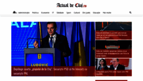 What Actualdecluj.ro website looked like in 2019 (4 years ago)