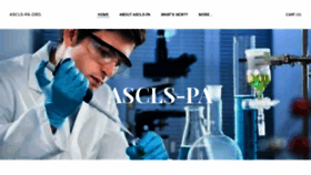 What Ascls-pa.org website looked like in 2019 (4 years ago)