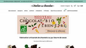 What Atelierduchocolat.fr website looked like in 2019 (4 years ago)