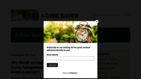 What Adimesaved.com website looked like in 2019 (4 years ago)