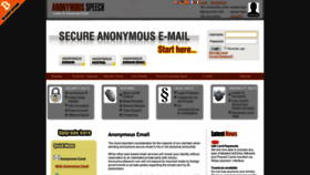 What Anonymousspeech.com website looked like in 2019 (4 years ago)