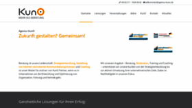 What Agenturkuno.de website looked like in 2019 (4 years ago)