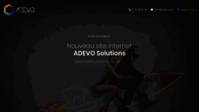 What Adevo.be website looked like in 2019 (4 years ago)