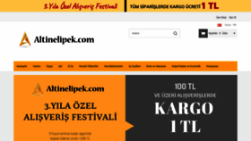 What Altinelipek.com website looked like in 2019 (4 years ago)