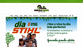 What Agricolatordera.com website looked like in 2019 (4 years ago)