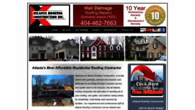 What Atlantaroofingcont.com website looked like in 2019 (5 years ago)