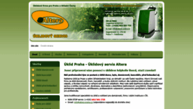 What Altera-praha.cz website looked like in 2019 (4 years ago)