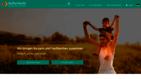 What Aupair-world.at website looked like in 2019 (4 years ago)