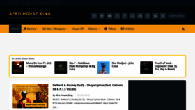 What Afrohouseking.com website looked like in 2019 (4 years ago)