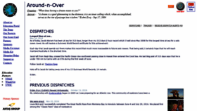 What Around-n-over.org website looked like in 2019 (6 years ago)