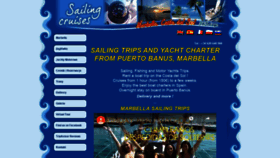 What Alboransails.com website looked like in 2019 (4 years ago)