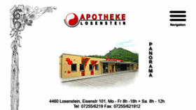 What Apotheke-losenstein.at website looked like in 2019 (4 years ago)