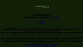 What Ajisaka.com website looked like in 2019 (4 years ago)
