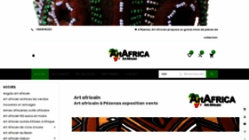 What Artafrica.fr website looked like in 2019 (4 years ago)