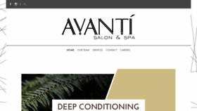 What Avantisalonandspa.com website looked like in 2019 (4 years ago)